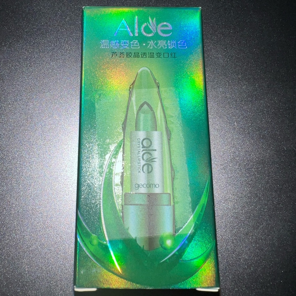 NIB Aloe Vera Lipstick, Magic Temperature Color Change Lipstick